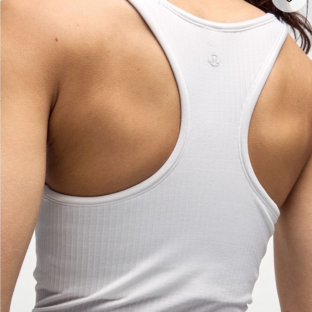 Ebb to street cropped raceback tank top - Picture 2 of 5